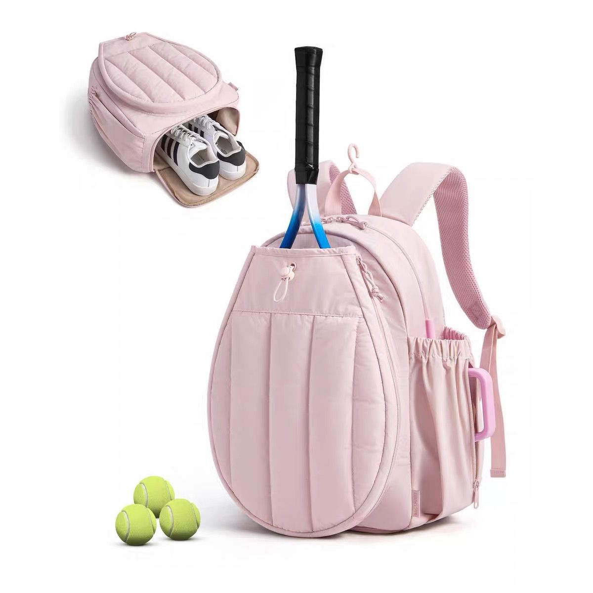 CourtCarry Pickleball Bag — Paddle + Shoe + Bottle Storage
