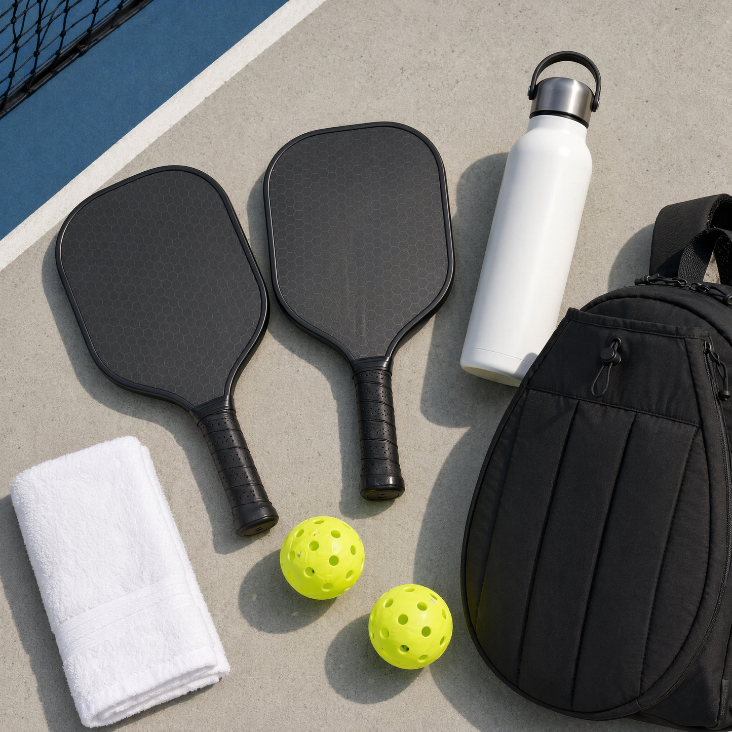 CourtCarry Pickleball Bag — Paddle + Shoe + Bottle Storage