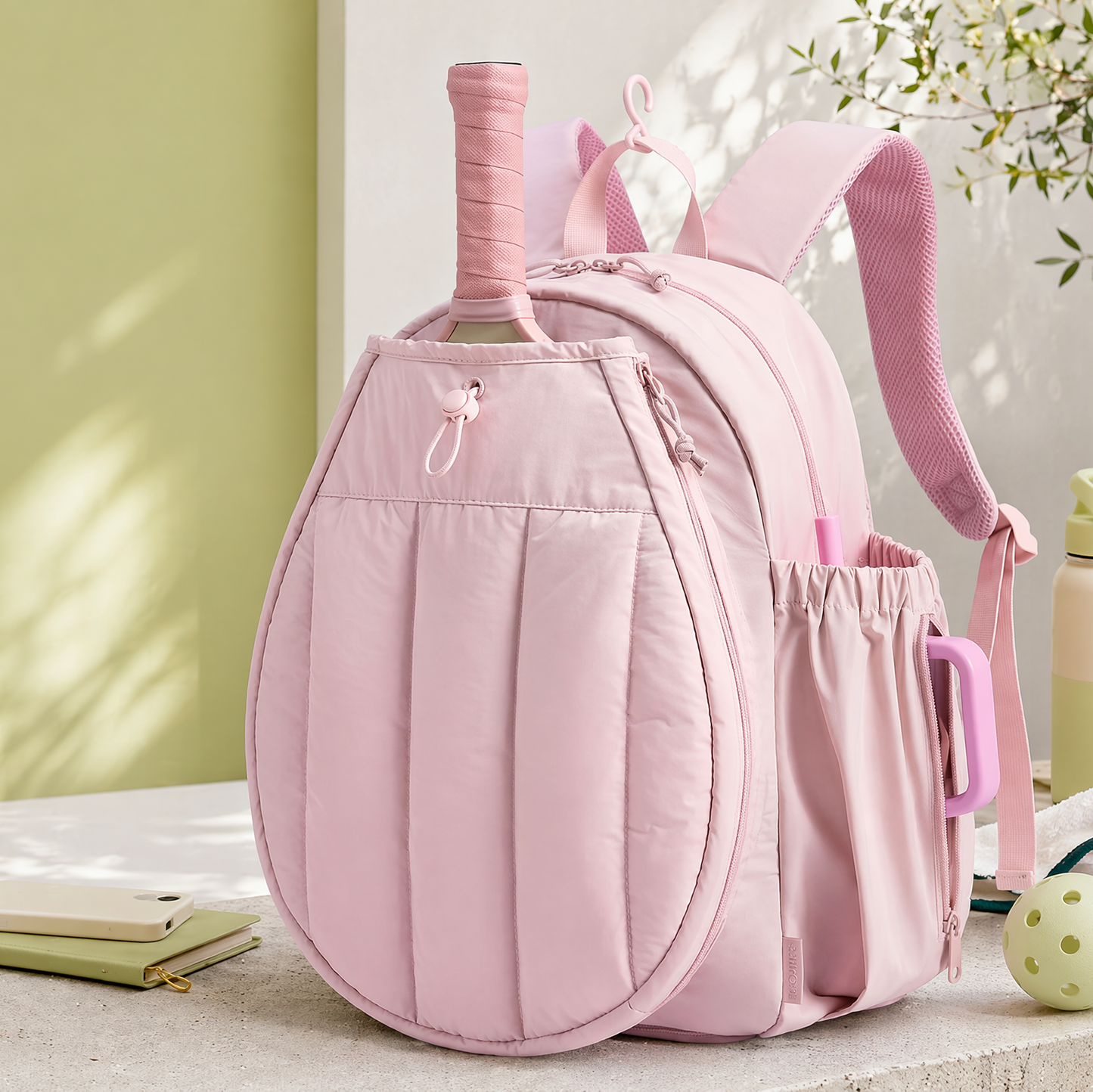 CourtCarry Pickleball Bag — Paddle + Shoe + Bottle Storage