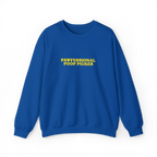 Born To HUSTLE, Forced To Pick 💩 POOP 💩 Embroidered Sweatshirt