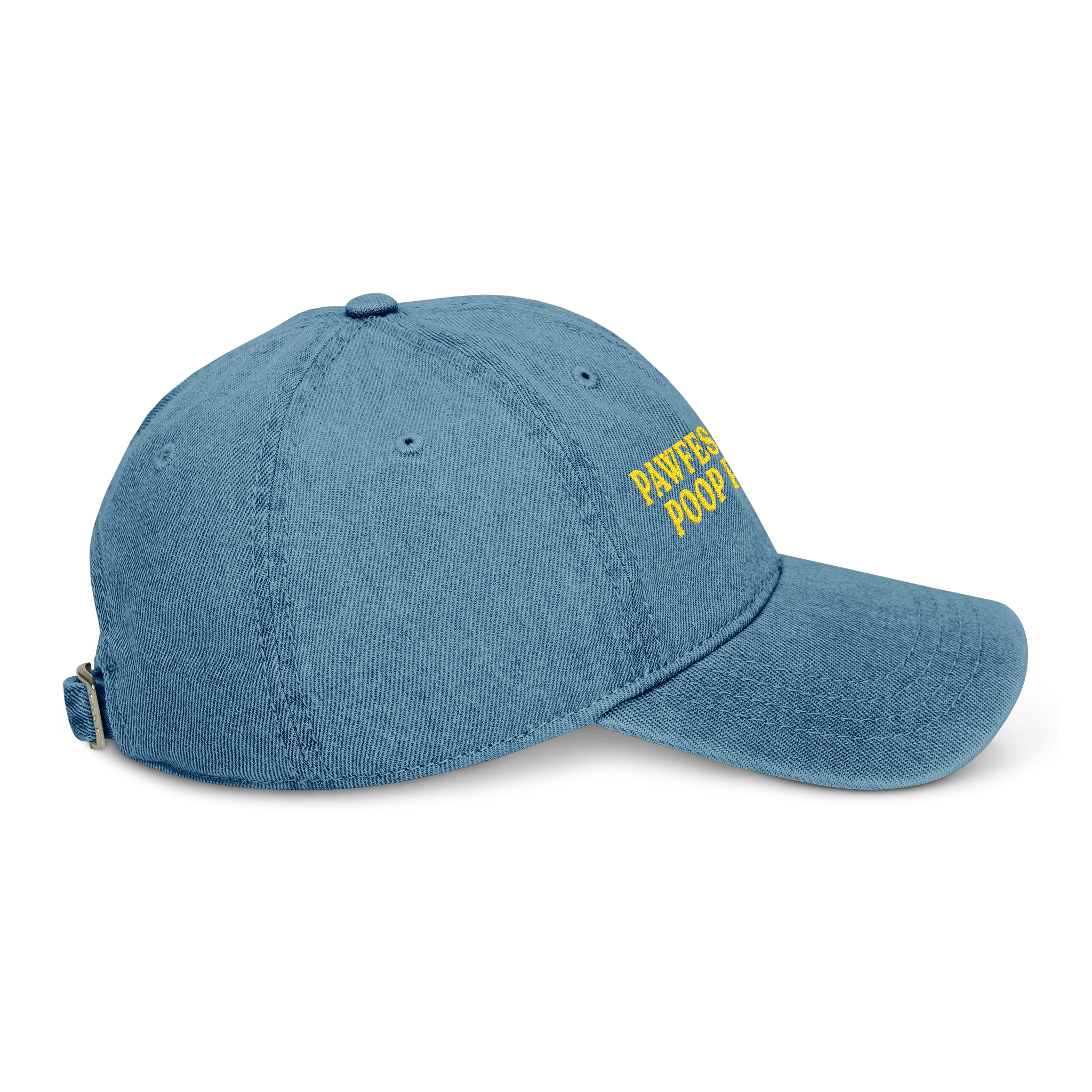 Pawfessional Poop 🤓 PICKER 🤓 Embroidered Denim Cap