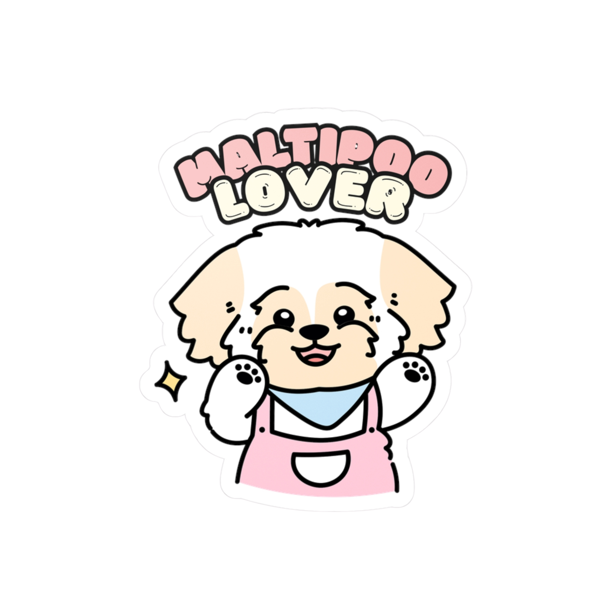 MALTIPOO 💕LOVER💕 Vinyl Decal Sticker